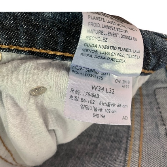 Levi Strauss & Co Mens jeans Size 34 - Picture 6 of 7